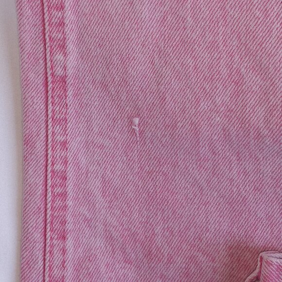 Vintage Lee Pink Acid Washed Tapered Waist Jeans - Picture 7 of 8